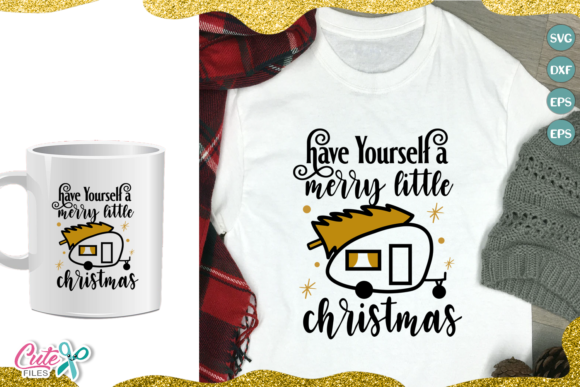 Camper and Merry Little Christmas Svg: A Designer’s Perspective