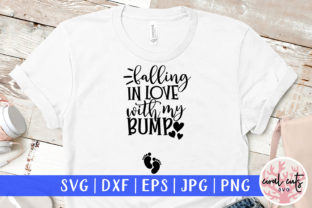 Falling in the Love with My Bump SVG