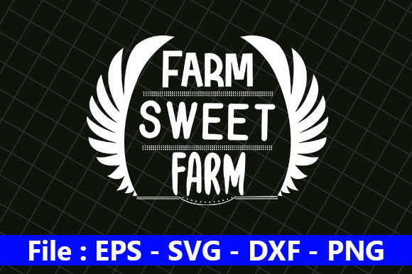 Farm House SVG Design, Farm Sweet Farm