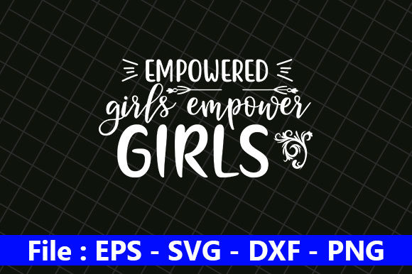 Girl Power SVG Design, Empowered Girls