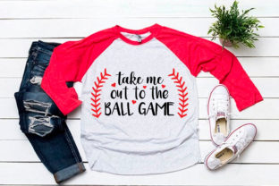 Take Me Out to the Ball Game Svg for Bas