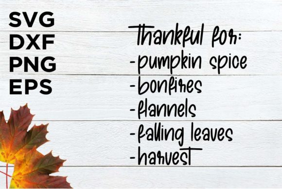 Thankful for Pumpkin Spice Bonfires SVG Review