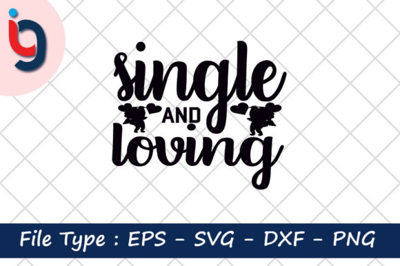 Valentine's Day SVG Design, Single and L